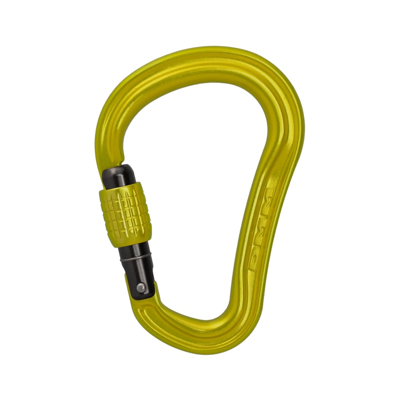 Shadow HMS Screwgate Carabiner - Lime