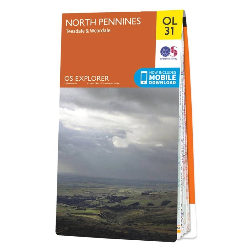 OSGB Laminated Explorer Map - Sheet 31/Pennines