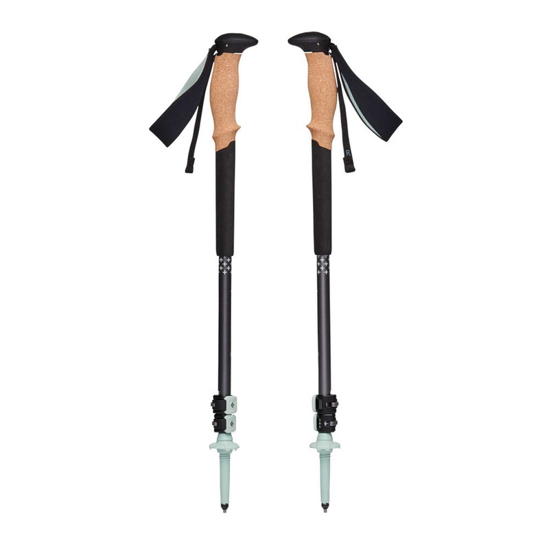Pursuit Trekking Poles - Charcoal/Foam Green