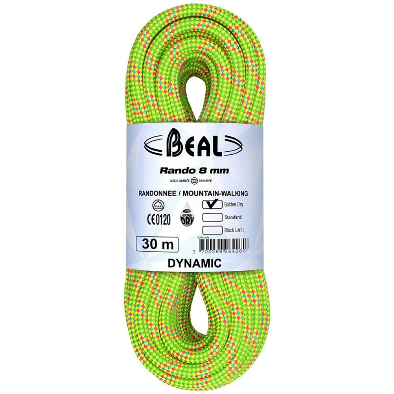 8mm Rando 30m Walking Rope - Green