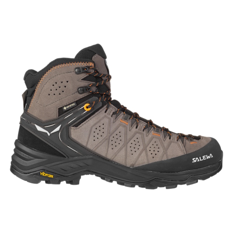 Alp Trainer 2 Mid GTX Hiking Boot - Wallnut/Fluo Orange