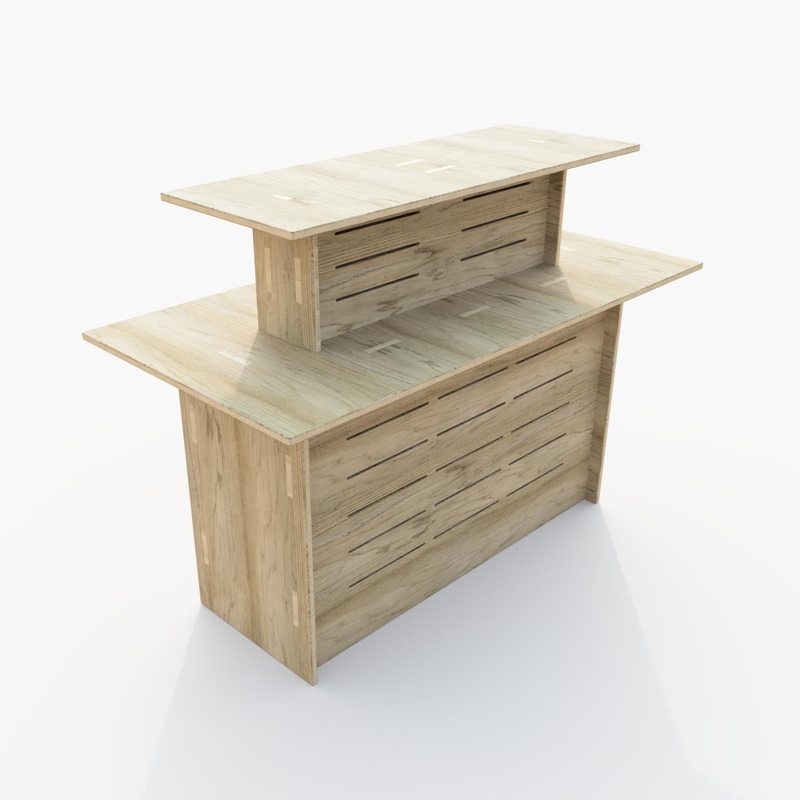 Climbing Gym Slat Wall Table