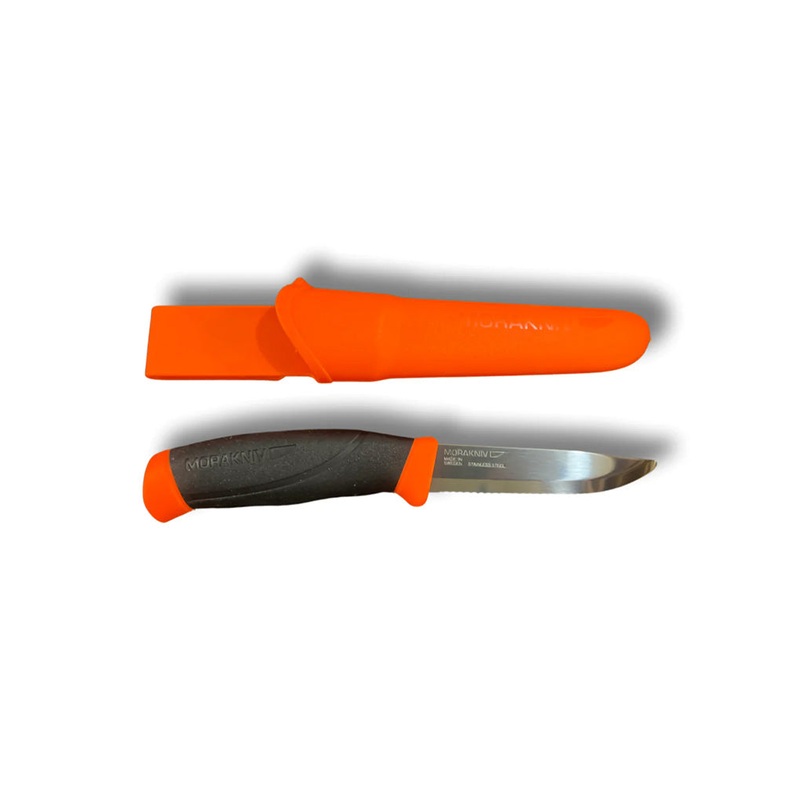 Blunt Tip Serrated Rescue Knife Stainless