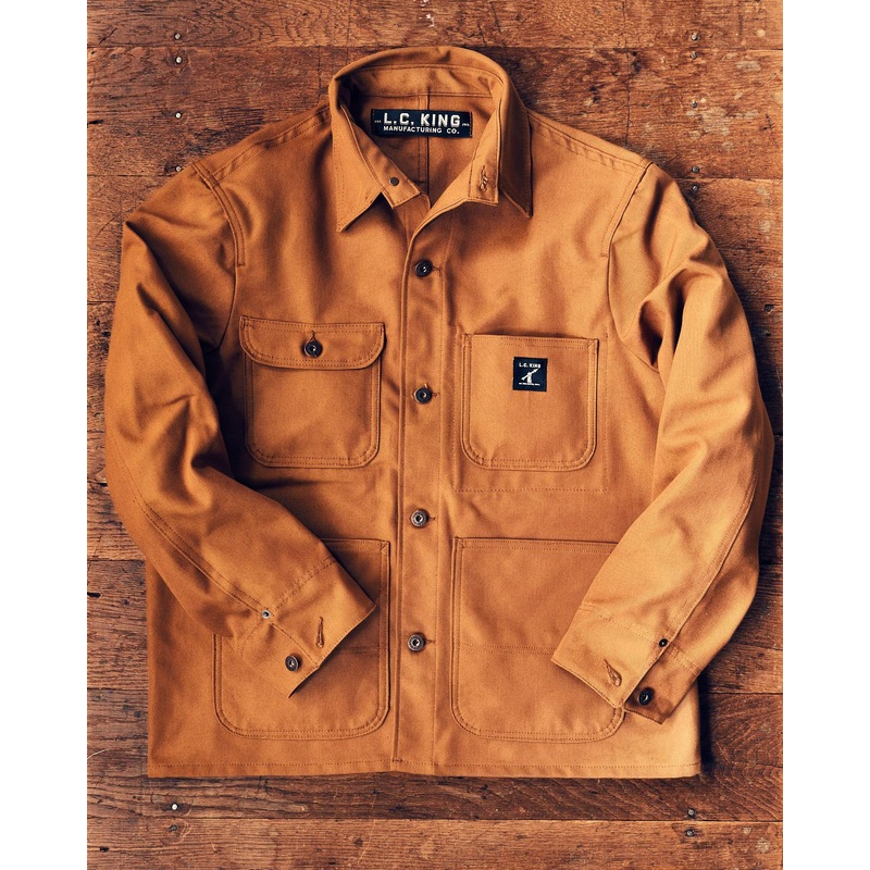 LC King Brown Duck Chore Coat