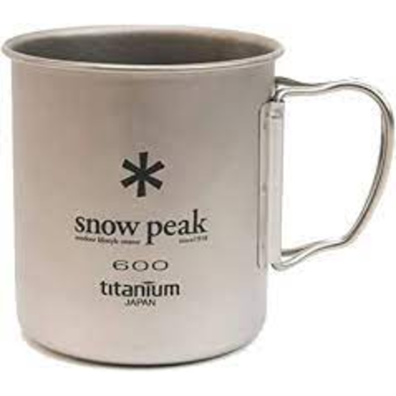 Snow Peak Titanium Single Wall 600 Mug
