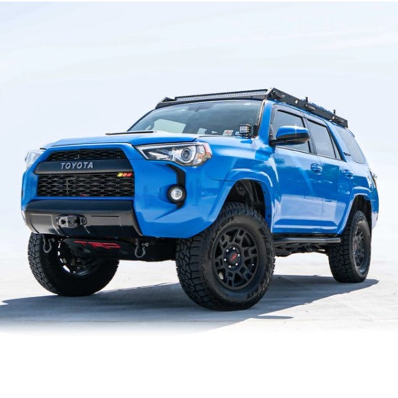 Cali Raised LED Trail Edition Bolt On Rock Sliders For Toyota 4Runner 2010-2021